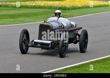 Julian Majzub, Sunbeam Indianapolis, SF Edge Trophy, eine Rennstrecke für Edwardian Specials vor 1923, Goodwood 80. Member Meeting, Goodwood Motor C Stockfoto