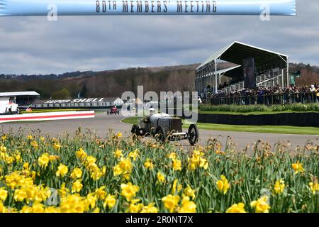 Julian Majzub, Sunbeam Indianapolis, SF Edge Trophy, eine Rennstrecke für Edwardian Specials vor 1923, Goodwood 80. Member Meeting, Goodwood Motor C Stockfoto