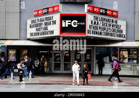 Das IFC Center ist ein Kunsthaus-Kino in Greenwich Village, New York City, USA Stockfoto