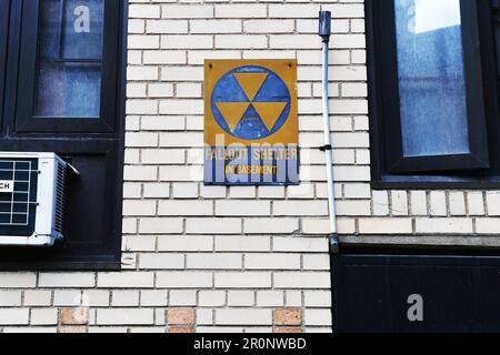 Fallout Shelter - Nuclear war - New York City - USA Stockfoto