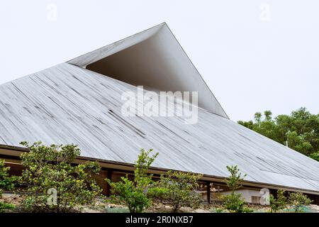 Naoshima Hall vom Architekten Hiroshi Sambuichi in Honmura/Naoshima Stockfoto