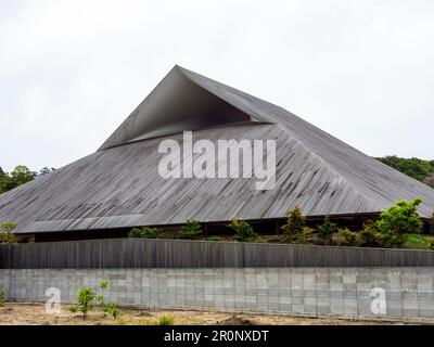 Naoshima Hall vom Architekten Hiroshi Sambuichi in Honmura/Naoshima Stockfoto