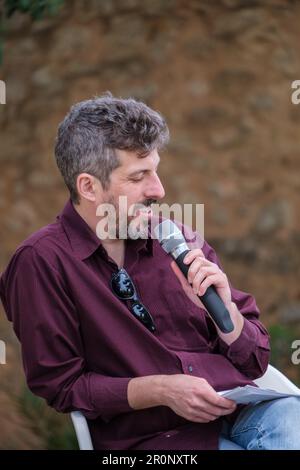 Joan Tomàs Martinez, Primavera al Jardí, casa Llorenc villalong, Binissalem, Mallorca, Balearen, Spanien Stockfoto