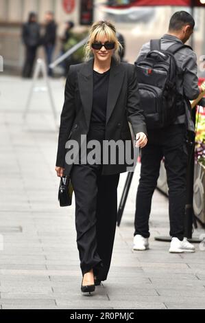 London, Großbritannien. 09. Mai 2023. Ashley Roberts in den Global Radio Studios in London gesehen. (Foto: James Warren/SOPA Images/Sipa USA) Guthaben: SIPA USA/Alamy Live News Stockfoto