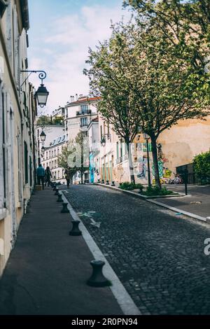 Paris, 27.04.23: Feature Bilder zu Paris. Auf den Bildern sind Street Art Werke aus dem Viertel Butte aux Cailles zu sehen. Stockfoto