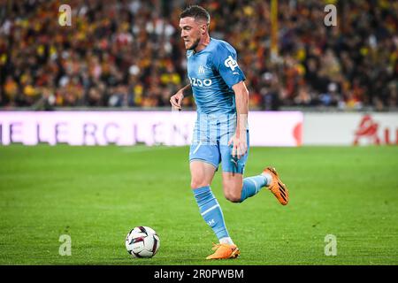 Linse, Frankreich. 06. Mai 2023. Jordan VERETOUT von Marseille während des Fußballspiels der französischen Meisterschaft Ligue 1 zwischen RC Lens und Olympique de Marseille am 6. Mai 2023 im Bollaert-Delelis-Stadion in Lens, Frankreich - Photo Matthieu Mirville/DPPI Credit: DPPI Media/Alamy Live News Stockfoto