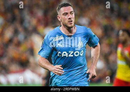 Linse, Frankreich. 06. Mai 2023. Jordan VERETOUT von Marseille während des Fußballspiels der französischen Meisterschaft Ligue 1 zwischen RC Lens und Olympique de Marseille am 6. Mai 2023 im Bollaert-Delelis-Stadion in Lens, Frankreich - Photo Matthieu Mirville/DPPI Credit: DPPI Media/Alamy Live News Stockfoto