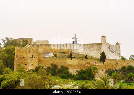 Blick auf die alte Festung Safi, die Atlantikküste Marokkos Stockfoto