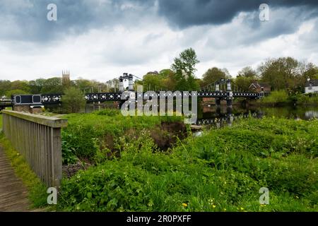 Stapenhill Ferry Bridge Stockfoto