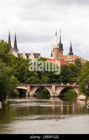 Blick auf Schloss Merseburg Stockfoto