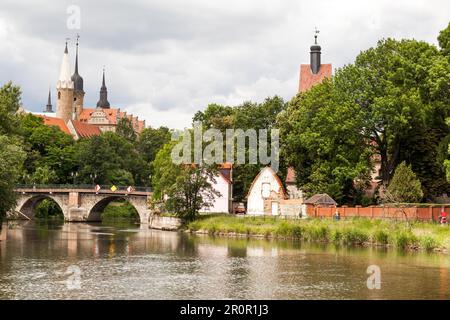 Blick auf Schloss Merseburg Stockfoto