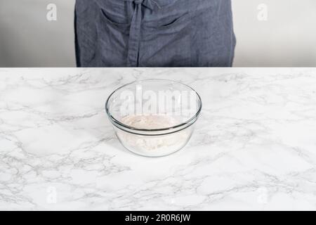 Zitronenkeks mit weißer Schokolade Stockfoto