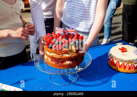 Bake Off, Straßenparty zur Feier der König Karl III. Krönung, Battersea, London, Mai 2023 Stockfoto