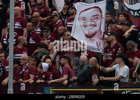 Empoli, Italien. 08. Mai 2023. Fans von Salernitana während des Fußballspiels Empoli FC vs US Salernitana, italienische Fußballserie A in Empoli, Italien, Mai 08 2023 Kredit: Independent Photo Agency/Alamy Live News Stockfoto