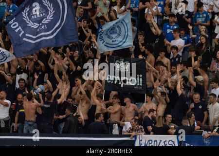 Empoli, Italien. 08. Mai 2023. Fans von Empoli während des Fußballspiels Empoli gegen US Salernitana, italienisches Fußballspiel Serie A in Empoli, Italien, Mai 08 2023 Kredit: Independent Photo Agency/Alamy Live News Stockfoto