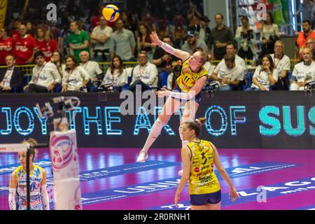 Monza, Italien. 09. Mai 2023. Haak Isabelle (Imoco Conegliano) bei Service Credit: Live Media Publishing Group/Alamy Live News Stockfoto