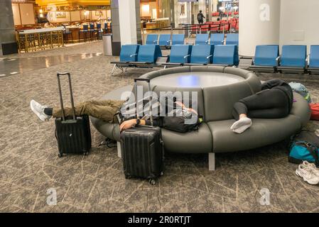 Neues Terminal B am LaGuardia Airport in Queens New York City Stockfoto