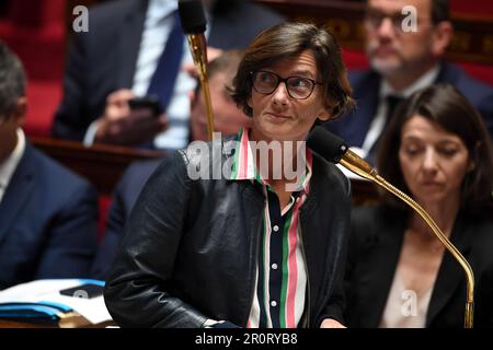 Paris, Frankreich. 09. Mai 2023. Während der Befragungen an die Regierung auf der Nationalversammlung in Paris, Frankreich am 9. Mai 2023. (Foto: Lionel Urman/Sipa USA) Guthaben: SIPA USA/Alamy Live News Stockfoto