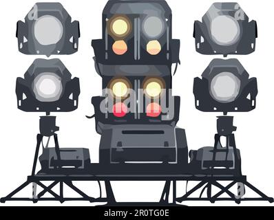 Von Lichtern für Ereignisse Stock Vektor