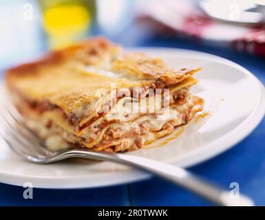 Lasagne Stockfoto