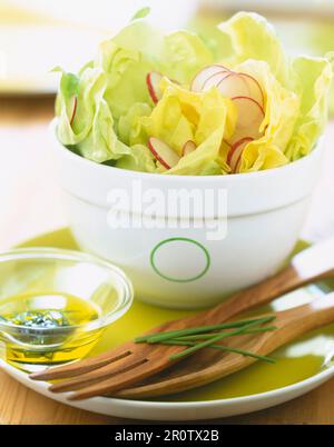 Kopfsalat-Herzen Stockfoto