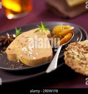 Gänseleber Stockfoto