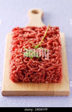 Rohes Hackfleisch Stockfoto