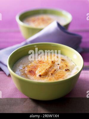 Castagnina-Sahne-Suppe Stockfoto