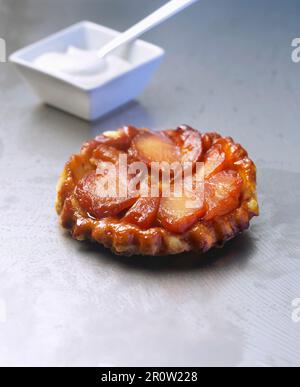 Apfel Tatin Törtchen Stockfoto