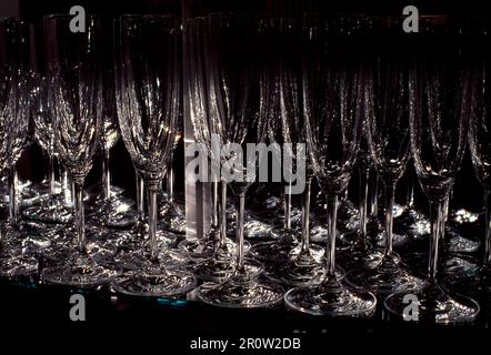Champagner-Gläser Stockfoto