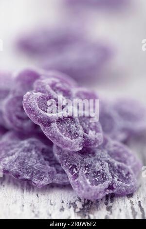 Violetten Bonbons von Toulouse Stockfoto