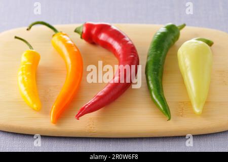 Gemischte Paprika Stockfoto