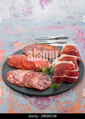 Spanische Wurst Stockfoto