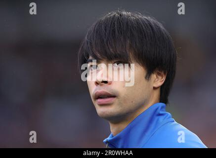 Brighton und Hove, England, 8. Mai 2023. Kaoru Mitoma von Brighton und Hove Albion während des Premier League-Spiels im AMEX Stadium, Brighton und Hove. Das Bild sollte lauten: Paul Terry/Sportimage Stockfoto