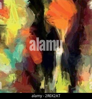 Vektordarstellung abstrakte Wellen und Bewegungsflüssigkeitsformen Design mit mehreren Farben Stock Vektor