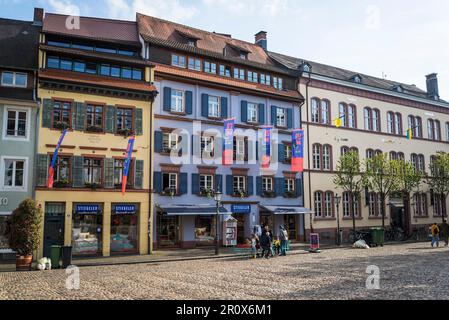 Augustinerplatz, Augustine-Platz, Altstadt, Freiburg im Breisgau, Baden-Württemberg, Deutschland Stockfoto