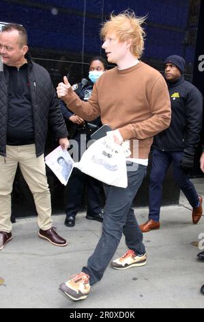 New York, New York, USA. 09. Mai 2023. Ed Sheeran wurde am 09. Mai 2023 in Good Morning America in New York City gesehen. Kredit: Rw/Media Punch/Alamy Live News Stockfoto