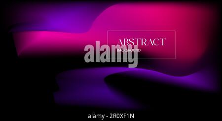 Abstrakter Hintergrund dunkle Designvorlage Magenta Rot Violett horizontale Farbe Stock Vektor