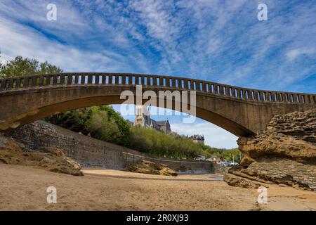 Kirche Sainte-Eugénie, Biarritz, Französisches Baskenland, Pyrénées-Atlantiques, Frankreich Stockfoto
