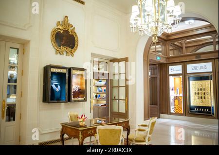 Paris, Frankreich, Hotel Le Ritz, Interieur, Aussicht, luxuriöser Lifestyle, im Gebäude, Deko Stockfoto