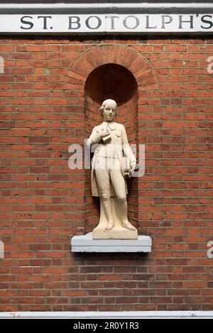 St Botolph-without-Bishopsgate ist eine Kirche in der Bishopsgate Without der City of London Stockfoto