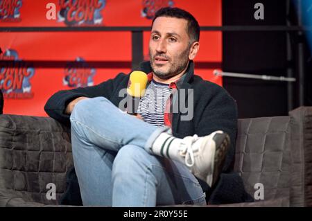 George Georgiou auf der German Comic Con Frühjahrsausgabe in der Messe Dortmund. Dortmund, 06.05.2023 Stockfoto