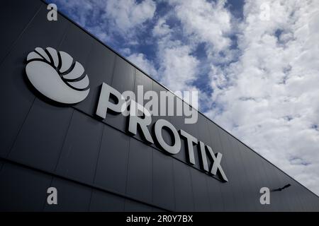 BERGEN OP ZOOM - Außenansicht von Protix, der größten Insektenfarm in Europa. ANP ROBIN VAN LONKHUIJSEN niederlande raus - belgien raus Stockfoto