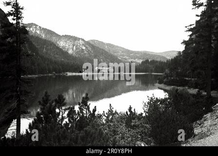 Trentino Alto Adige - Lago di Braies Stockfoto