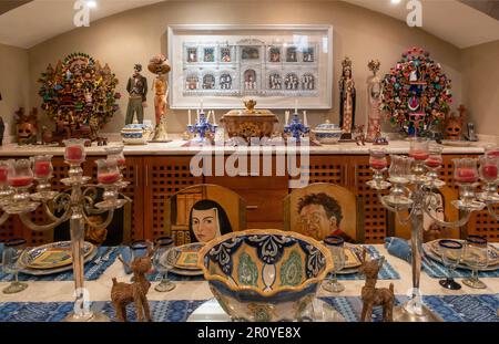 Casa de los Venados Museum in einem Privathaus mit einer Sammlung mexikanischer Volkskunst in Valladolid Yucatan Mexico Stockfoto