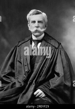 Oliver Wendell Holmes Junior. Portrait des amerikanischen Obersten Gerichtshofes, Oliver Wendell Holmes Jr. (1841-1935) von Clinedinst Studio Stockfoto