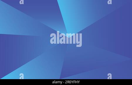 Blauer abstrakter trendiger abstrakter Hintergrund, blauer geometrischer Hintergrund, luxuriöser Hintergrund Stock Vektor