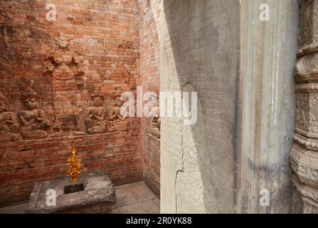 Prasat Kravan, ein einzigartiger Khmer-Tempel, der Vishnu statt Shiva gewidmet ist Stockfoto