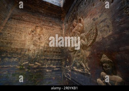 Prasat Kravan, ein einzigartiger Khmer-Tempel, der Vishnu statt Shiva gewidmet ist Stockfoto