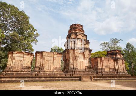 Prasat Kravan, ein einzigartiger Khmer-Tempel, der Vishnu statt Shiva gewidmet ist Stockfoto